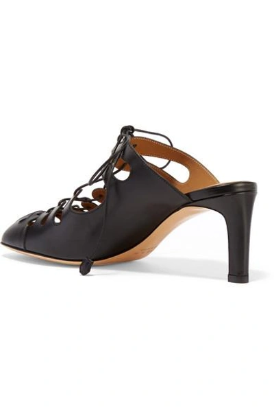Shop The Row Dixie Lace-up Leather Mules