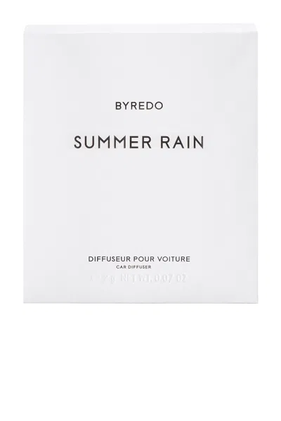 Byredo Summer Rain Car Diffuser Refill 0.07 Oz. In White