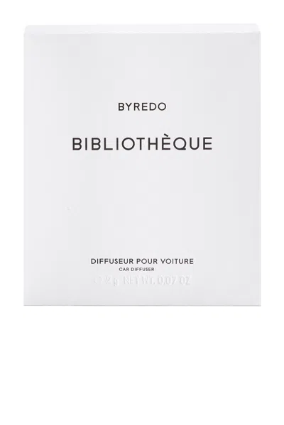 Byredo Bibliotheque Car Diffuser Refill In White