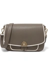 MALLET & CO Wilton two-tone textured-leather shoulder bag