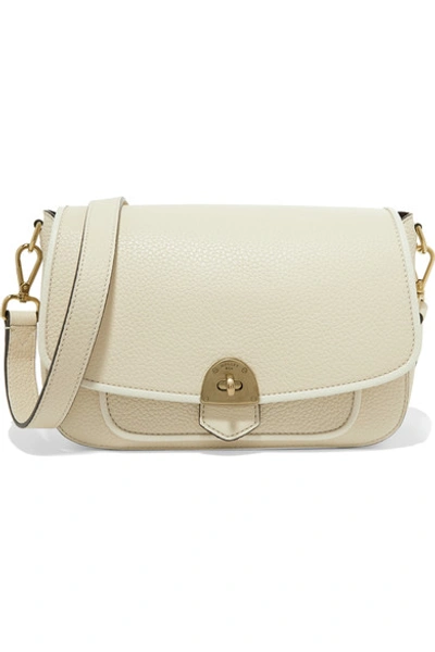 Mallet & Co Wilton Two-tone Textured-leather Shoulder Bag