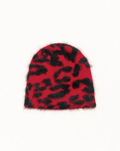 Stussy Cashmere Leopard Skullcap In Multi