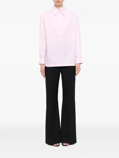 Marc Jacobs Button-placket Blouse In Pink