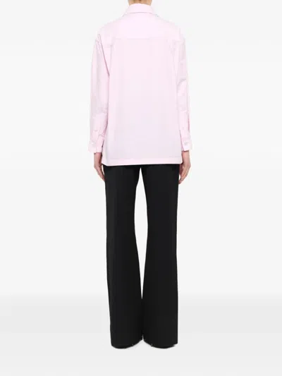 Marc Jacobs Button-placket Blouse In Pink