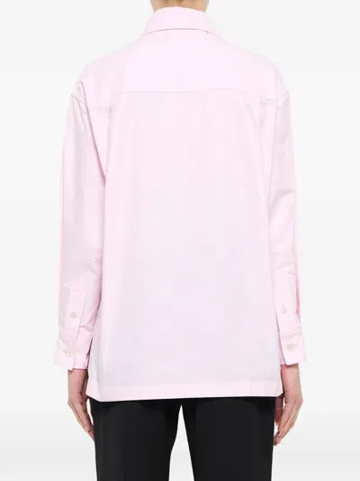 Marc Jacobs Button-placket Blouse In Pink