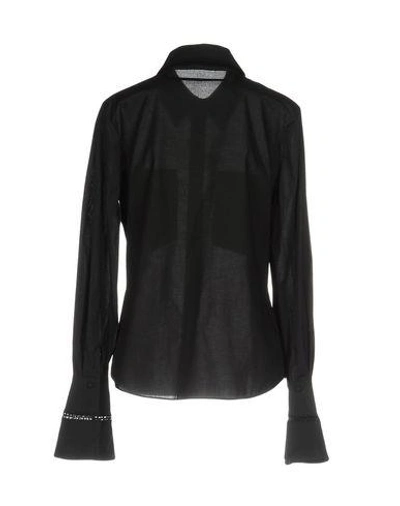 Shop Magda Butrym Shirts In Black