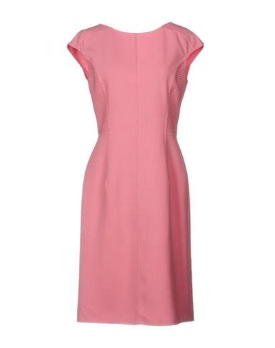 Shop Oscar De La Renta Short Dress In Pink