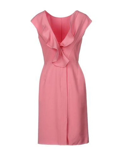 Shop Oscar De La Renta Short Dress In Pink