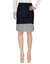 MOTHER OF PEARL KNEE LENGTH SKIRTS,35321157OQ 5
