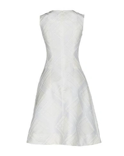 Shop Teatum Jones Knee-length Dress In White