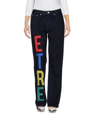 Etre Cecile Denim Trousers In 블루