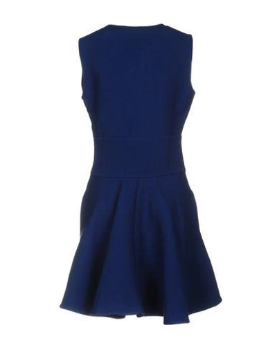 Shop Maje Short Dresses In Blue