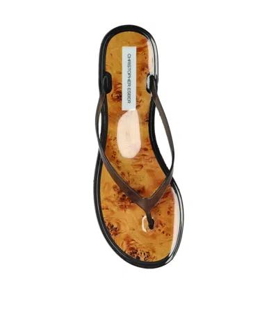 Christopher Esber Jo Rubber Flip-flops In Multi