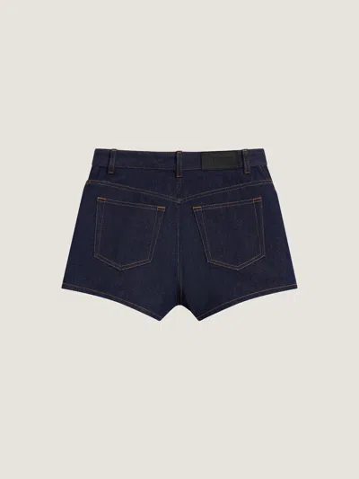 Givenchy Front-panel Denim Shorts In Blue