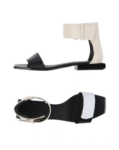Calvin Klein Collection Sandals In White