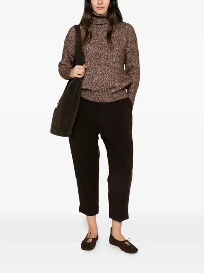 Casey Casey Check-pattern Trousers In Black