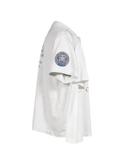 Protocol Index Layered-sleeve T-shirt In White