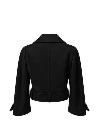 Egonlab Double-breasted Cropped Jacket In Multi