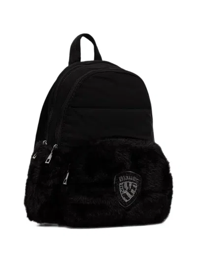 Blauer Logo-patch Backpack In Blue