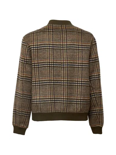 CHECKED BOMBER JACKET