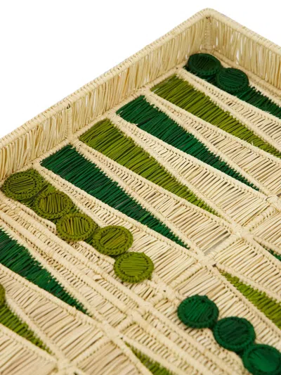 Coro Cora Backgammon Woven Board Game In Multi