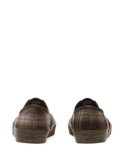 Vans Authentic Flannel Check Sneakers In Multi