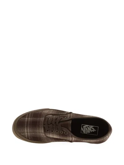 Vans Authentic Flannel Check Sneakers In Multi