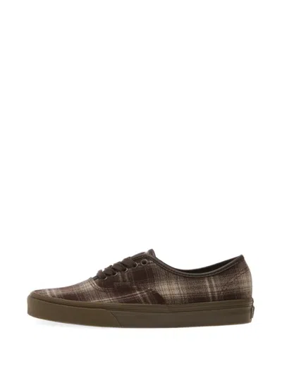 Vans Authentic Flannel Check Sneakers In Multi