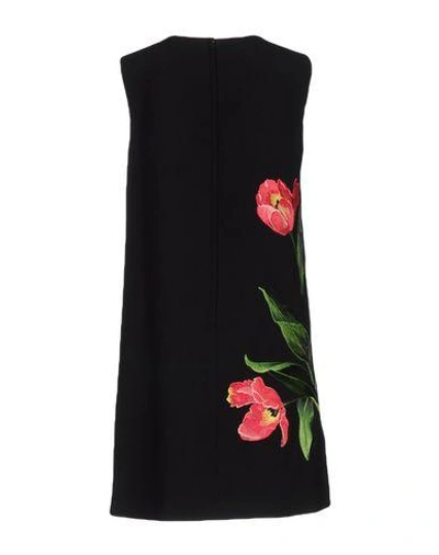 Shop Dolce & Gabbana Short Dresses In Black