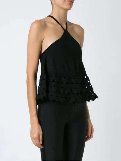 Shop Andrea Bogosian Knit Bodysuit In Black
