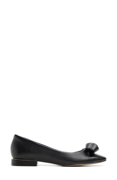 Ted Baker Claire Bow Flat In Black