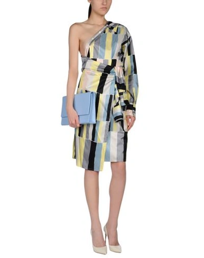 Emilio Pucci Knee-length Dresses In Light Grey