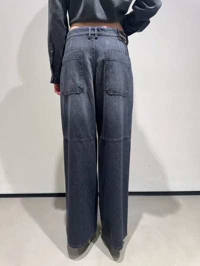 Max Mara Belt Loop Jeans In Blue