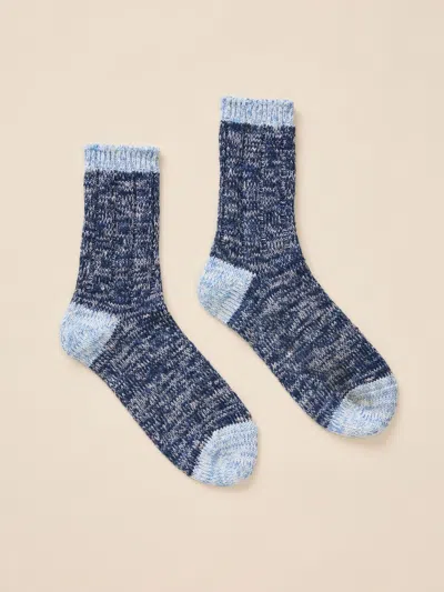 Faherty Japan Marled Socks In Multi