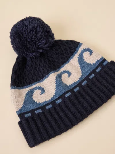 Faherty Wave Swell Beanie In Multi