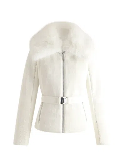 Fusalp Gitu Belted Ski Jacket In White