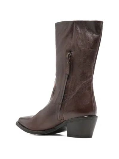 Zolfo Pointed-toe Ankle Boots In Multi