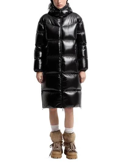 Moncler Down Jacket In Black