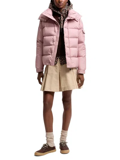 Moncler Down Jacket In Pink