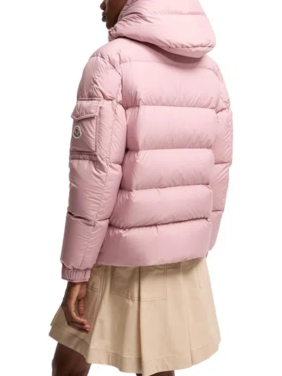 Moncler Down Jacket In Pink