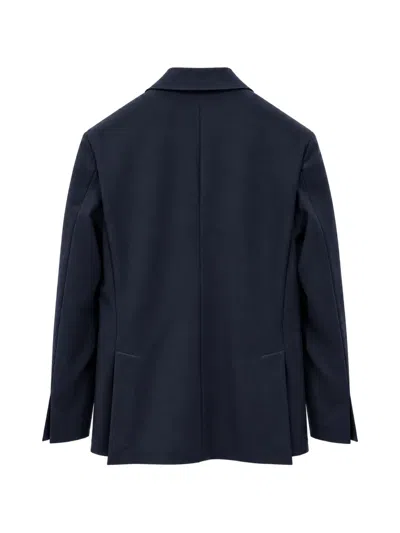 Devore Incipit Single-breasted Blazer In Blue