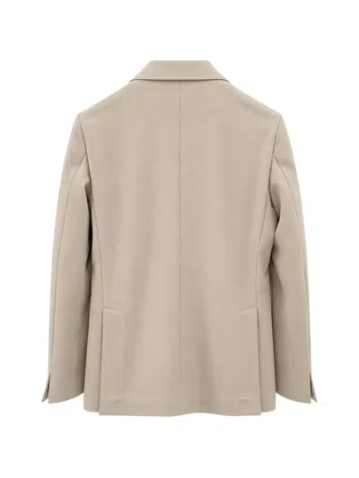 Devore Incipit Single-breasted Jacket In Neutral