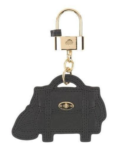 Shop Mulberry Key Ring In Black