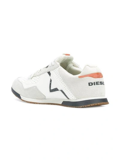 Shop Diesel Fury Sneakers In White