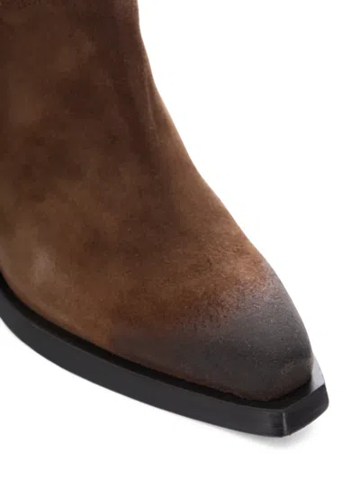 Ash Judy Suede Ankle Boots In Multi