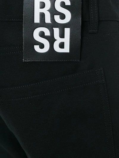 Shop Raf Simons Straight Leg Trousers