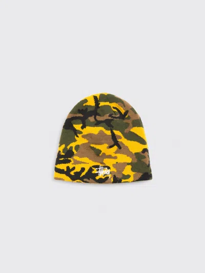Stussy Basic Camo Knit Skullcap In Multi