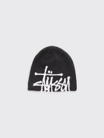 Stussy Brushed Out Basic Skullcap In Black