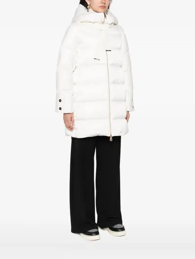 Herno Medium White Down Jacket In White