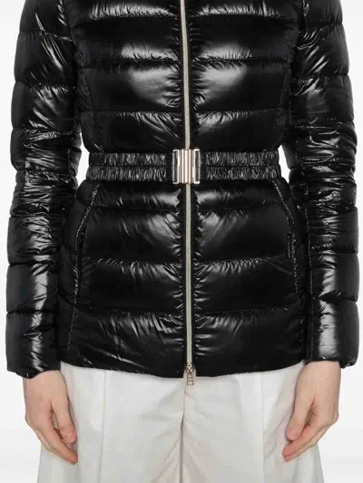 Herno Short Black Down Jacket In Black